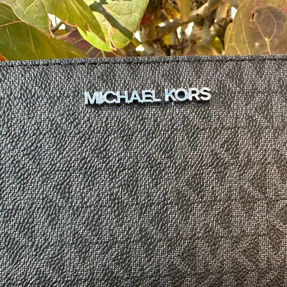 Michael Kors Jet Set Continental L Wallet MK Black - Picture 7 of 9